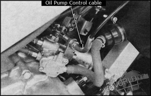MC16 and MC18 Oil Pump Setting - Control Cable